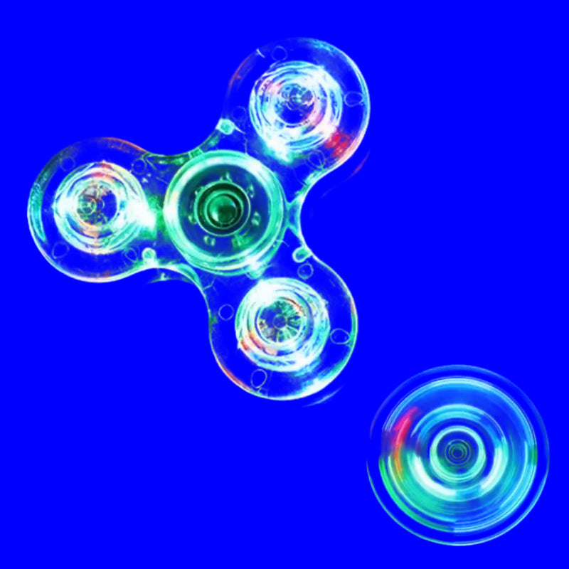 Fidget Spinner Stress Relief Toys Luminous LED Light Fidget Spinner Hand Top Spinners Glow in Dark Light EDC Figet Spiner Finger