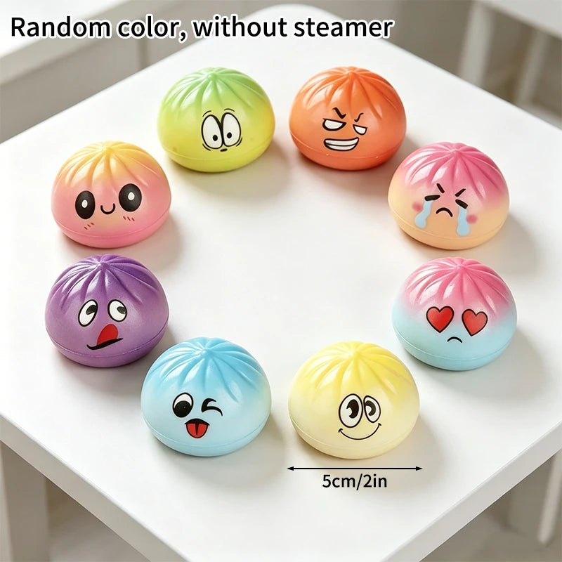 Squishy Strawberry Squishy Dumpling Slow Rising Squishy Ornaments Stress Relief Fidget Gifts Decompression Party Favor Gift