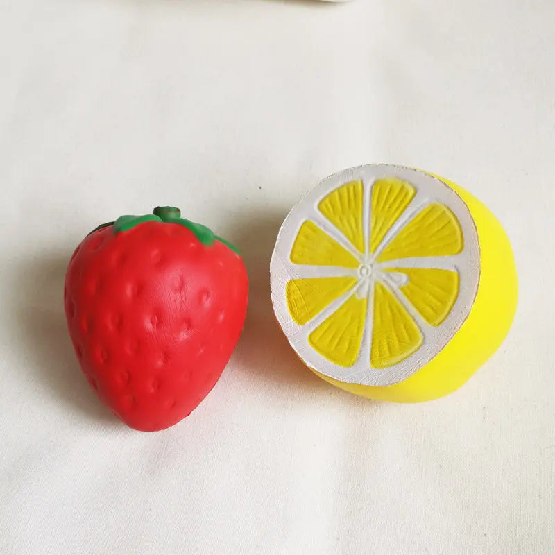 Squishy Strawberry Squishy Dumpling Slow Rising Squishy Ornaments Stress Relief Fidget Gifts Decompression Party Favor Gift